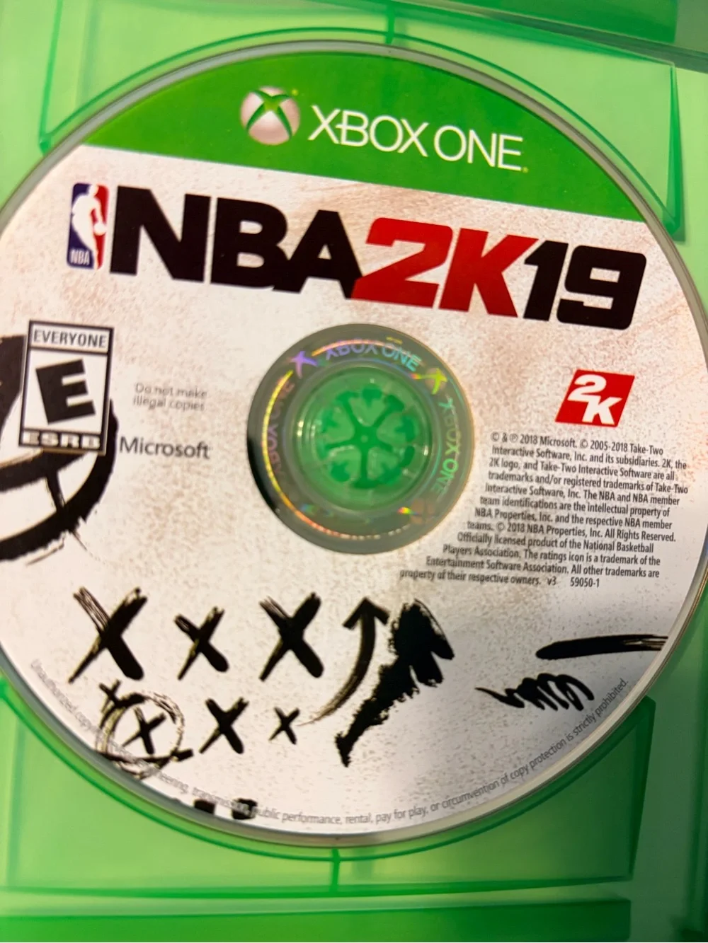 NBA 2K19 20th Anniversary Edition (Xbox One) - Black & Gold Artwork